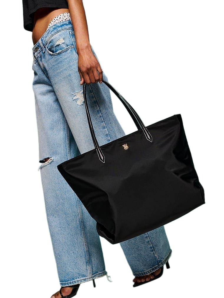 Victoria's Secret Large Tote Bag — Black