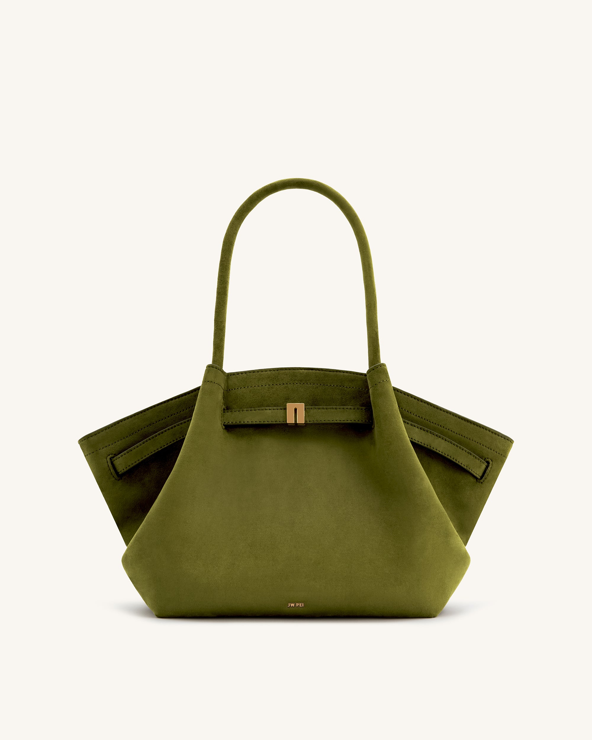 JW PEI Hana Medium Tote Bag — Тёмно-оливковый